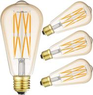 💡 leools dimmable filament decoration bulb, equiv. to traditional bulbs logo