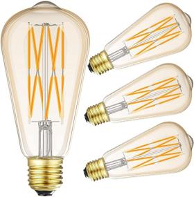 img 4 attached to 💡 LEOOLS Dimmable Filament Decoration Bulb, Equiv. to Traditional Bulbs