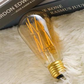 img 2 attached to 💡 LEOOLS Dimmable Filament Decoration Bulb, Equiv. to Traditional Bulbs