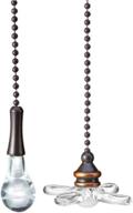 💡 twdrtdd orb ceiling fan pull chain set - enhance your fan with copper beaded ball pendant! логотип