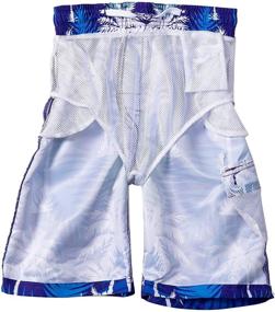 img 1 attached to 🩳 Anchor 10 Boys' Clothing Kids Swim Trunk