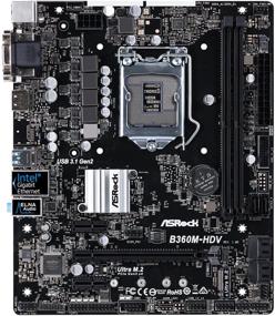 img 3 attached to ASRock B360M-HDV Motherboard: High Performance LGA1151/Intel B360 with Quad CrossFireX, SATA3&USB3.1, M.2, A&GbE - MicroATX