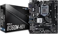 asrock b360m-hdv motherboard: high performance lga1151/intel b360 with quad crossfirex, sata3&usb3.1, m.2, a&gbe - microatx logo