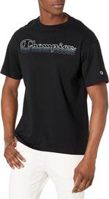 img 3 attached to Champion Mens Classic Graphic Black Men's Clothing for Active