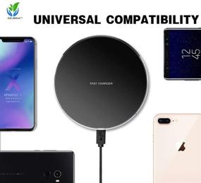 img 3 attached to KELBRIA Universal 15W Max Fast Wireless Charger: Sleek & User-Friendly QI Compatible Charger for iPhone, iWatch, Air Pods, Samsung Products