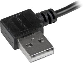 img 2 attached to 🔌 Кабель StarTech.com 2 м 6 фт с прямым углом Micro USB - кабель USB А - Micro B - М/М - 6 фт с прямыми углами - USB2AUB2RA2M, черный.