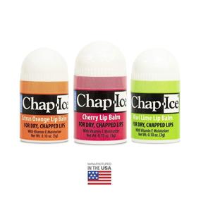 img 3 attached to 🐠 Chap-Ice Assorted Mini Lip Balm Fishbowl: Cherry, Citrus-Orange, and Kiwi-Lime - 120 Count Bundle!