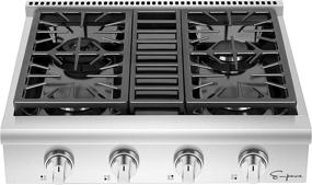img 4 attached to 🔥 Empava 30-inch Stainless Steel Slide-in Natural Gas Rangetop with 4 Burners for Improved SEO