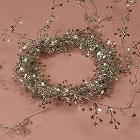 img 4 attached to 🌟 Small Silver Star Garland