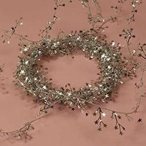 img 2 attached to 🌟 Small Silver Star Garland