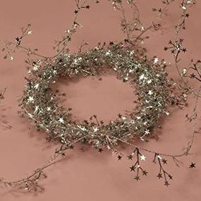 img 3 attached to 🌟 Small Silver Star Garland
