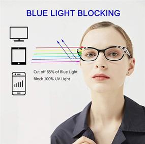 img 2 attached to Blue Light Blocking Reading Glasses Vision Care for Reading Glasses