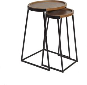 img 2 attached to Стол Silverwood CPFT1539 Nesting Table Black