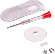 🔧 get your eyeglasses in top shape with apex glasses repair kit – complete repair solution with screwdriver, screws, magnifying glass, screw guide, and storage pouch – ideal for all reading glasses and sunglasses logo