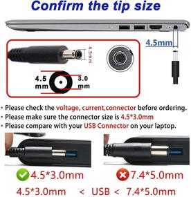 img 3 attached to 19V 5V Adapter Charger for Dell Inspiron LA45NM140