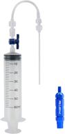 miotorio bike tubeless sealant injector syringe with valve core removal tool for stans no tubes sealant and other brands - cycling syringe kit for presta and schrader valve logo