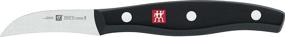 img 1 attached to 🔪 ZWILLING Twin Signature Bird's Beak Peeling Knife: Эффективный и универсальный инструмент длиной 2,75 дюйма, черного цвета с нержавеющей стали.