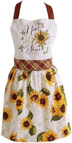 img 4 attached to 👗 DII 100% Cotton Skirted Apron - Protect Your Clothing in Style while Entertaining, Cooking, or Cleaning. One Size Fits Most - Rise and Shine