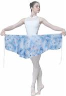 🩰 dance favourite: women's short ballet chiffon wrap skirts, perfect for girls too! логотип