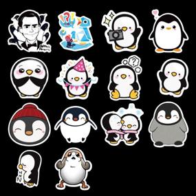 img 1 attached to Penguins Stickers Motorcycles Skateboards Suitcases