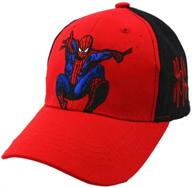spider cartoon snapback baseball black14 boys' accessories logo