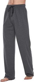 img 3 attached to 👖 CYZ Cotton Pajama Lounge Pants Black L: Ultimate Comfort and Stylish Relaxation