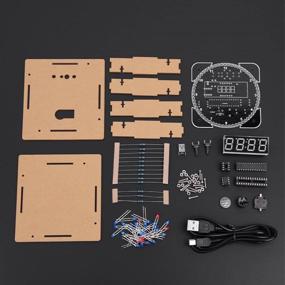 img 4 attached to Wendry DIY Digital LED Clock Kit Home Audio and Compact Radios & Stereos