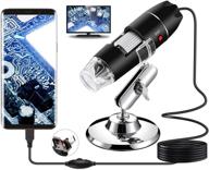 🔬 high resolution usb digital microscope: bysameyee handheld 40x-1000x magnification endoscope with 8 led mini video camera for windows 7/8/10 mac linux android (otg supported) logo