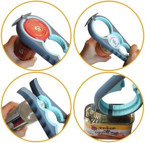 img 2 attached to 🔧 Inaouril 5-in-1 Jar Opener Gripper and Kitchen Helper Kit for Weak Hands, Elderly, Arthritis Sufferers - Set of 2