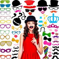 accessories mustache glasses decorations supplies logo