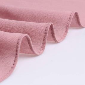 img 3 attached to Gpoog Lightweight Soft Chiffon Hijab Scarf for Women - Solid Color Head Wrap Fashion Long Shawl