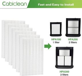 img 3 attached to Cabiclean True HEPA Replacement Filter for Honeywell HPA Series Air Purifiers, 6 Pack