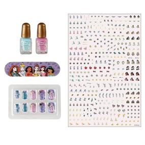 img 2 attached to Disney Princess Nail Design Activity Set with 400+ Nail Decals, Nail Stickers, Nail Polish, Press-On Nails, and Minnie Mouse Emery Board - Perfect for Girls Age 8 and Up
