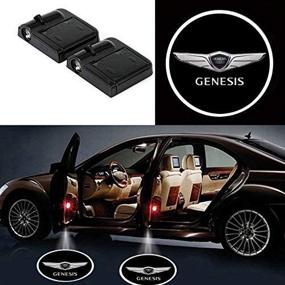 img 3 attached to 🚪 Bearfire Fit Genesis Door Lights - 2 шт. автомобильный проекторный свет Led приветственные огни с логотипом автомобиля для всех моделей