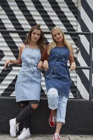 img 3 attached to Colortrak So Miami Collection: The Wynwood Repurposed Denim Apron – Made in Miami, USA