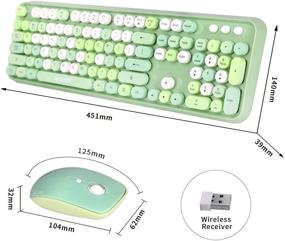 img 3 attached to Wireless Keyboard Dropout Free Connection Adjustable