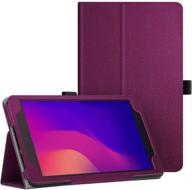 fintie folio case for alcatel joy tab 2 tablet 8-inch 2020 release (model: 9032z) - premium pu leather protective stand cover with pencil holder for alcatel joy tab 2 8 logo