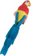 яркие многоцветные 20-дюймовые beistle 50179-20 перьевые попугаи: исследуйте экзотическую красоту! логотип