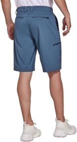 img 2 attached to 🏌️ PULI Men's Golf Hybrid Dress Shorts: Stylish Chino Stretch with Quick-Dry Technology and Convenient Pockets