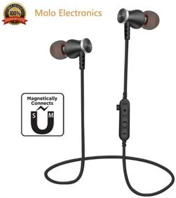 img 4 attached to Molo Bluetooth Headphones Sweatproof Microphone Headphones