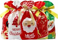 christmas drawstring cookie wrapping supplies logo