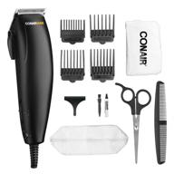 💇 conairman 12-piece hair clipper: ideal travel companion with dual-voltage efficiency logo