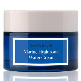 img 4 attached to 💦 Naturium Marine Hyaluronic Acid Water Cream: 1.7 oz Face Moisturizer for Firm, Plump, and Hydrated Skin - Non-Toxic Anti-Aging Serum, Fragrance Free