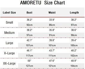 img 1 attached to Amoretu Womens Sleeve Tiered Dresses Women's Clothing and Dresses