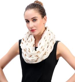 img 3 attached to Lina Lily Beagle Infinity Lightweight Women's Accessories and Scarves & Wraps
