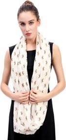 img 2 attached to Lina Lily Beagle Infinity Lightweight Women's Accessories and Scarves & Wraps