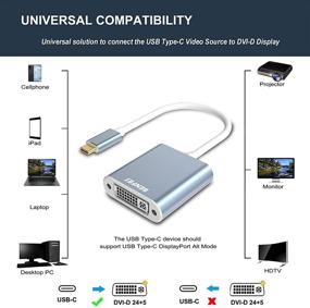 img 3 attached to 💻 Адаптер Benfei USB Type C (Thunderbolt 3) к DVI - Совместим с Apple New MacBook [2015, 2016, 2017]