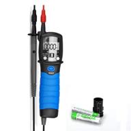 🔧 annmeter an-38d: digital pen multimeter - auto ranging, ac/dc volt ohm amp dmm tester with 1999 counts volts reader, resistance diode continuity test. features flashlight and backlit for enhanced visibility. logo