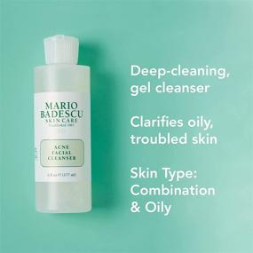 img 3 attached to 🧼 Deep-Cleansing Magic: Mario Badescu Acne Facial Cleanser, 6 Fl Oz