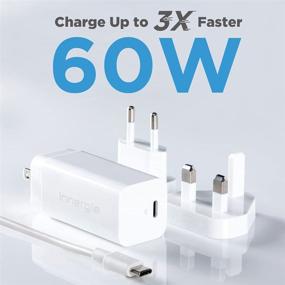 img 2 attached to 🔌 Innergie 60C-60W PD 3.0 USB-C Wall Charger (INT'L), Portable Laptop/Phone Power Adapter, Compatible with Nintendo Switch, iPhone 13, iPhone 12, MacBook Pro & Air 13", iPad Pro, Windows, USB PD 3.0 Fast Charge